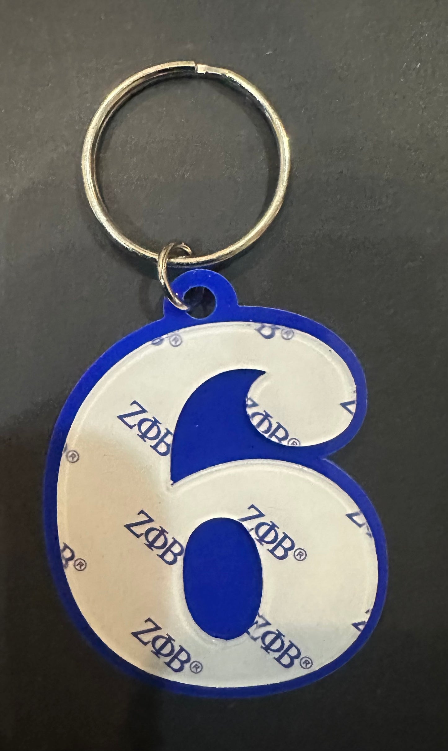 Custom Number Keychains