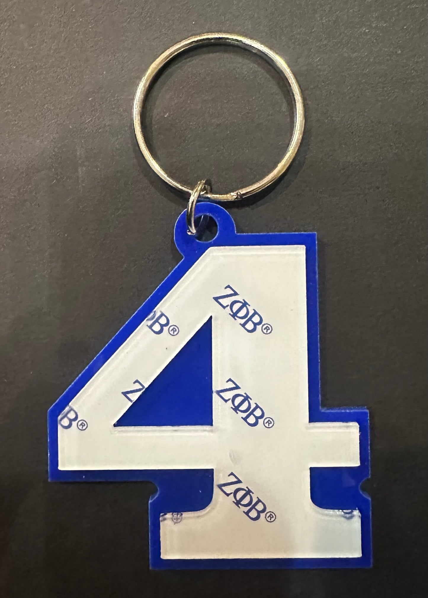 Custom Number Keychains