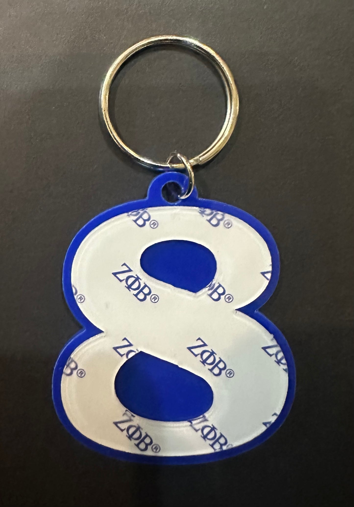 Custom Number Keychains