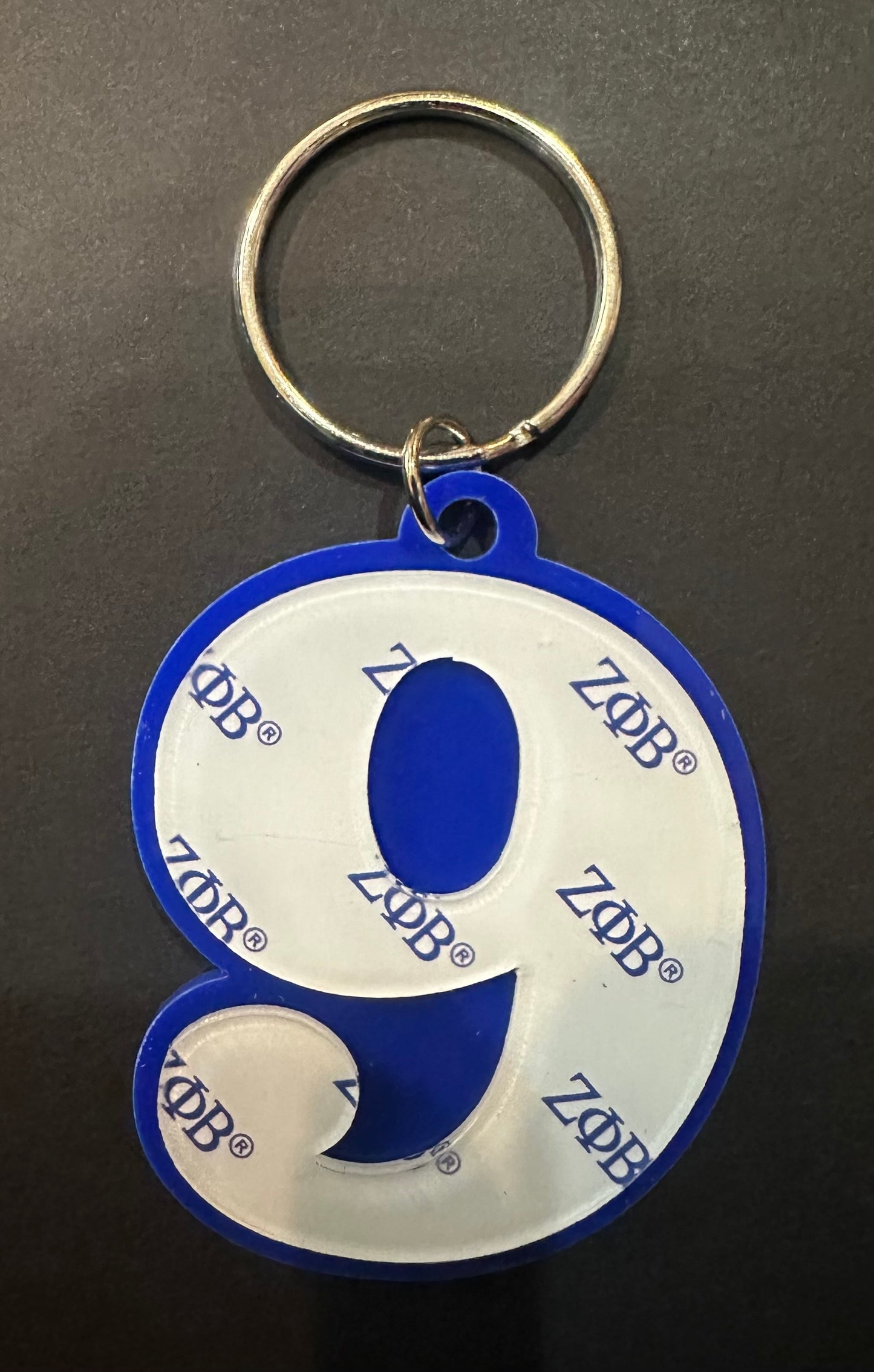 Custom Number Keychains