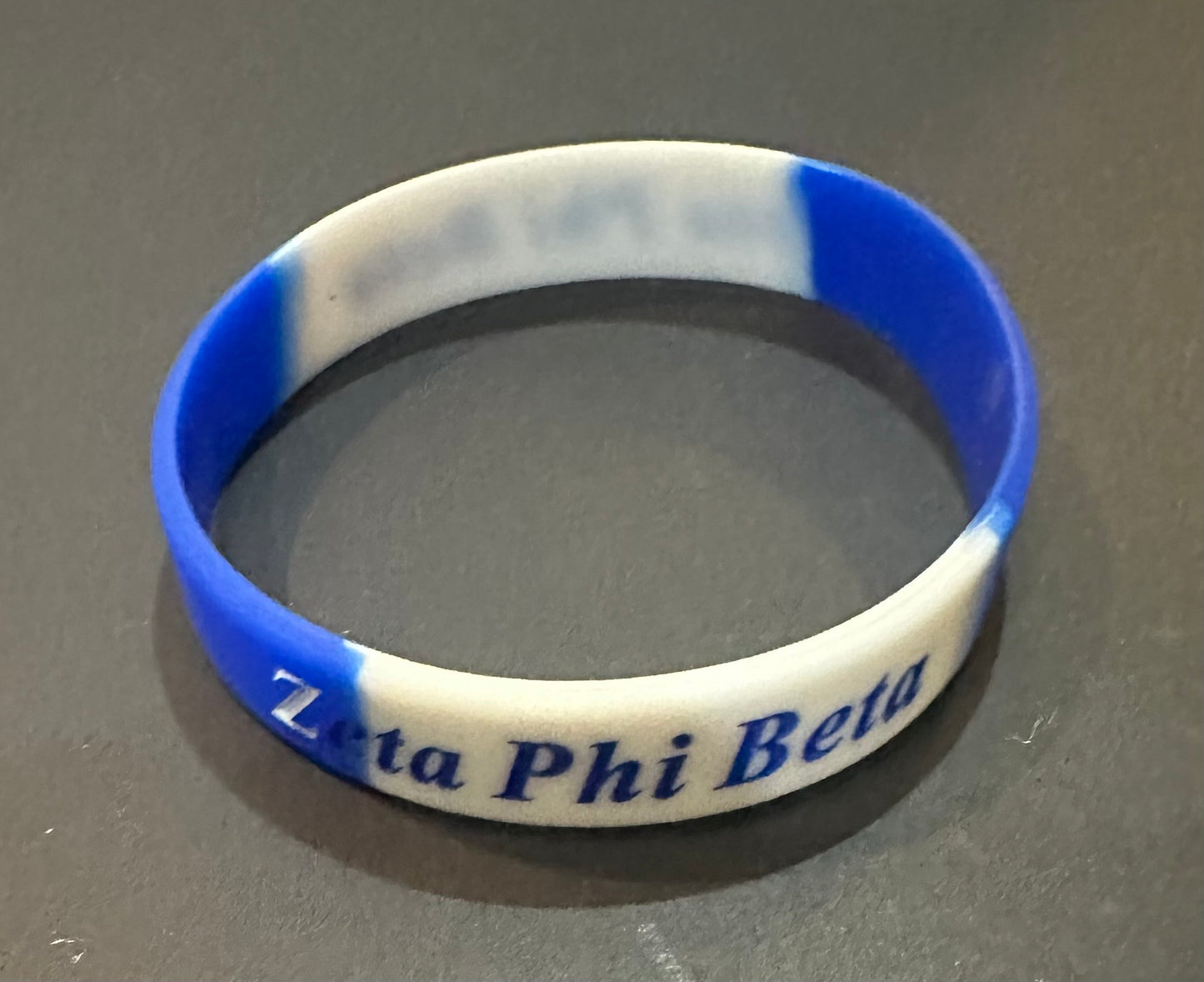 Zeta Phi Beta Silicone Bracelet