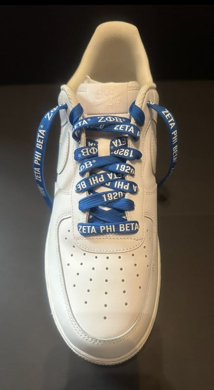 Zeta Phi Beta Shoelaces