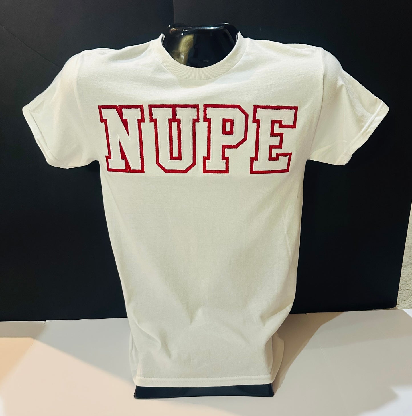 NUPE T-Shirt Embroidered Applique