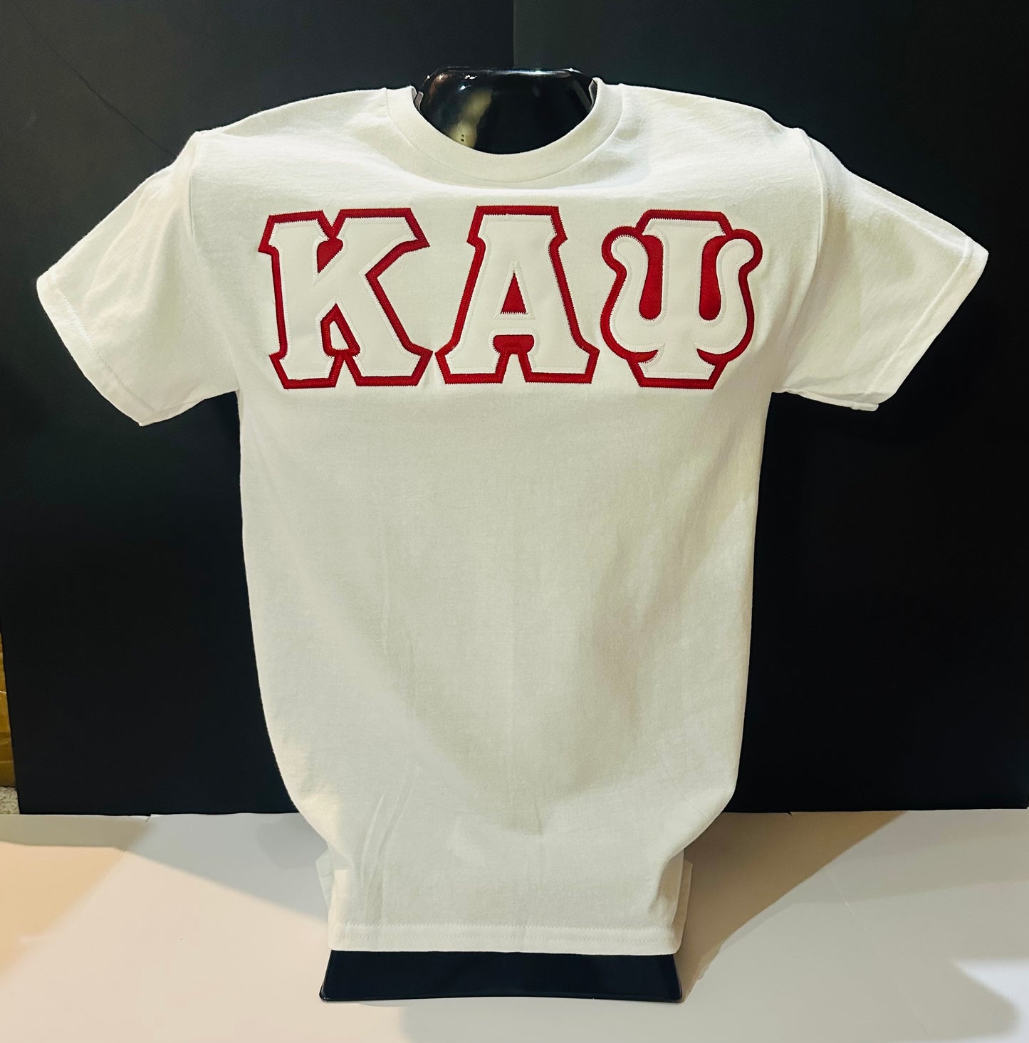 Kappa Alpha Psi T-Shirt Embroidered Applique Letters