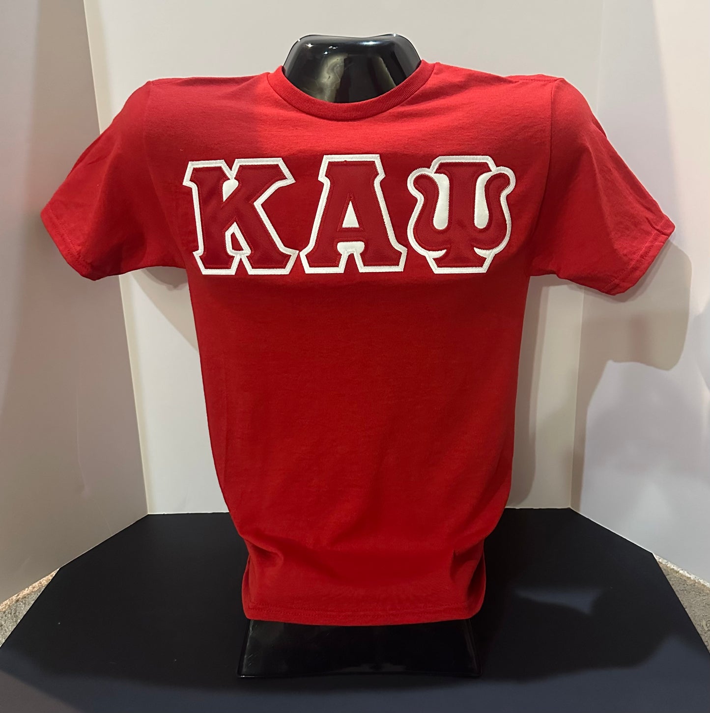 Kappa Alpha Psi T-Shirt Embroidered Applique Letters