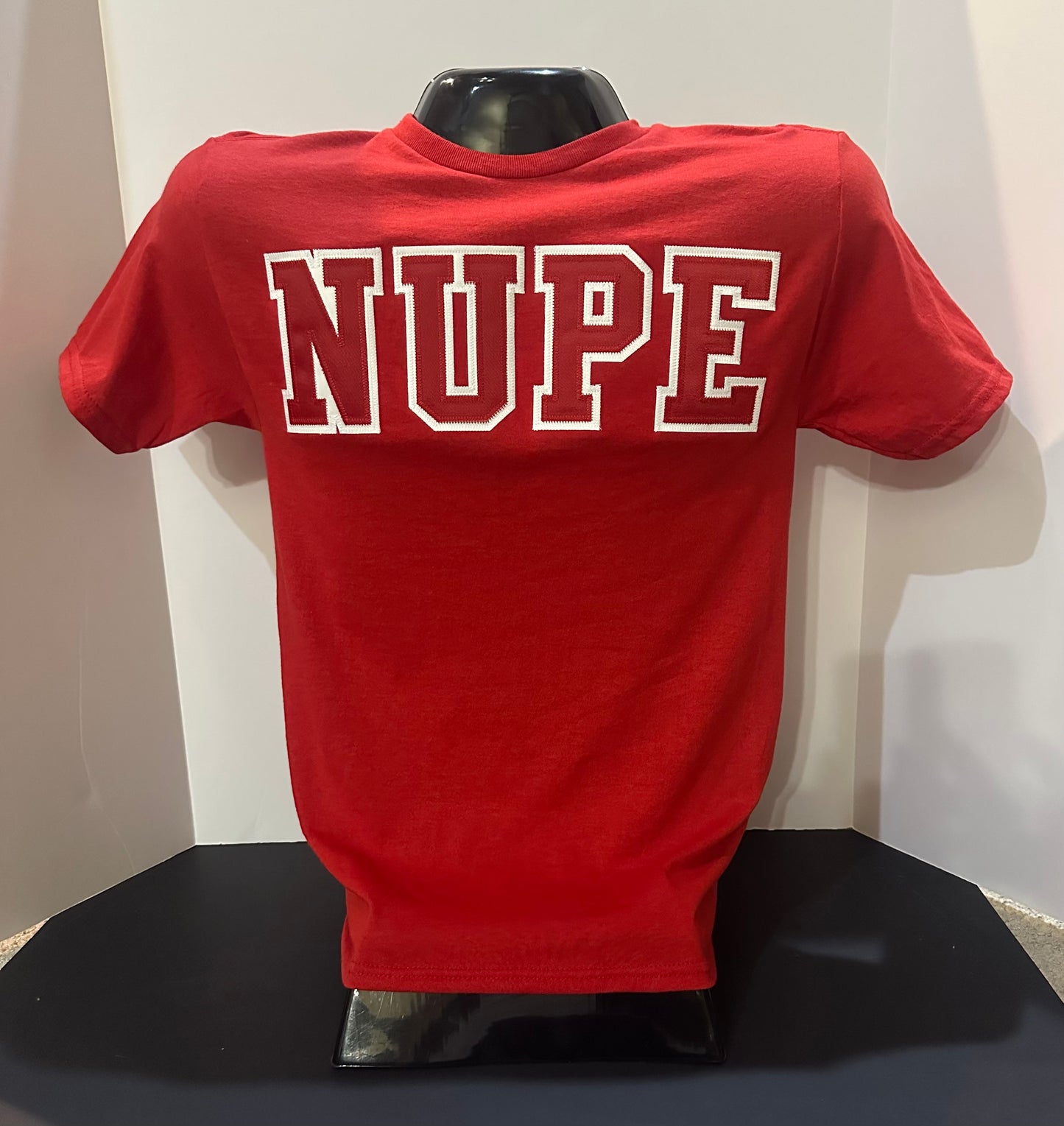 NUPE T-Shirt Embroidered Applique