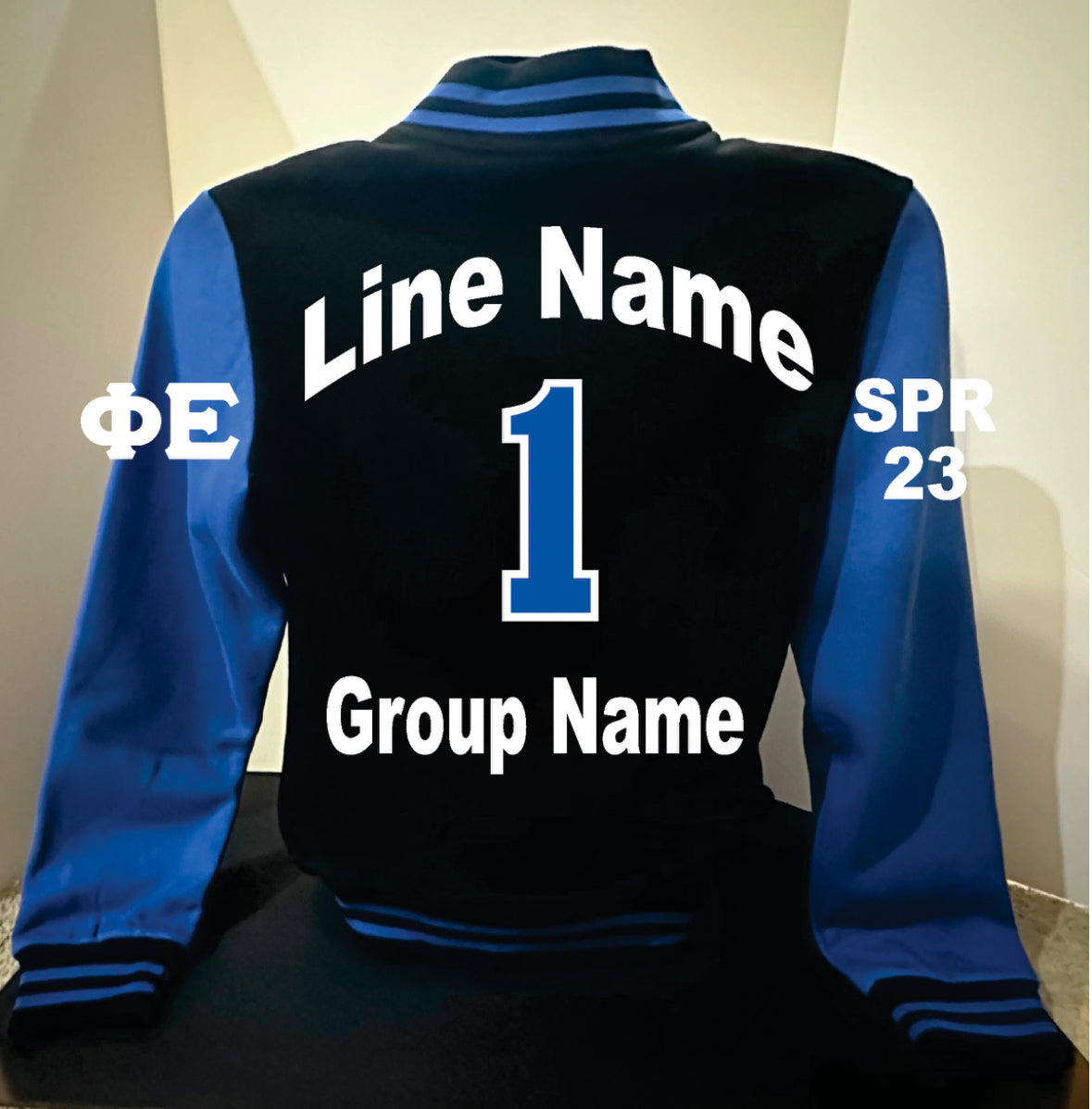 Zeta Phi Beta Soft Cotton Varsity Jacket