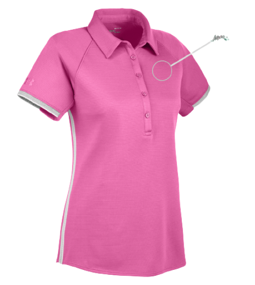 SORORITY - MOISTURE WICKING SHADOW HEATHER POLO