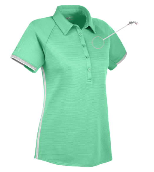 SORORITY - MOISTURE WICKING SHADOW HEATHER POLO