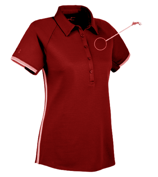 SORORITY - MOISTURE WICKING SHADOW HEATHER POLO